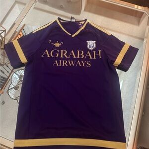Disney Purple and Yellow Agrabah Airways Jersey